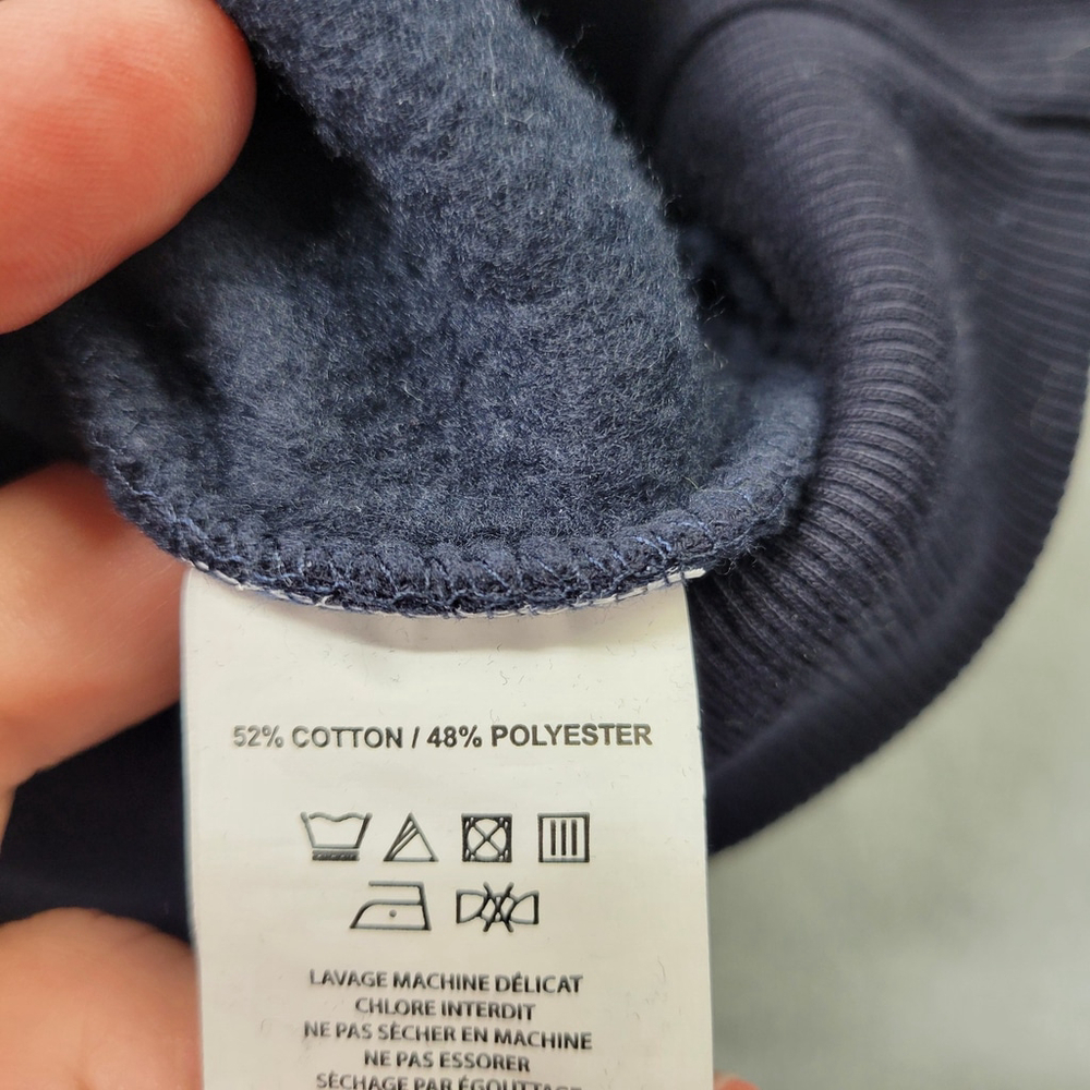 Chamonix Mont-Blanc France Ski Sweatshirt Men Size M Ikonik Crewneck Blue Snow - Picture 8 of 10